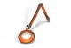 LED Round Magnifying Glass (Brilliant Orange)