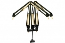 Triple ProBoom Elite Microphone Arm System (Black & Gold)