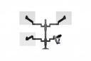 Ultima Triple Monitor Arm & Microphone Boom SMS Package (6-20 lb Load)